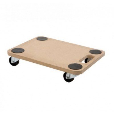 PLATAFORMA DE MADERA CON RUEDAS 29 X 57.5 CM 150 KG