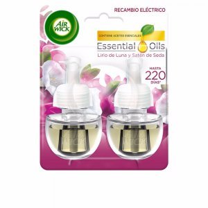 AIR-WICK ambientador eléctrico recambio #lirio de luna y satén de seda 2 x 19 ml