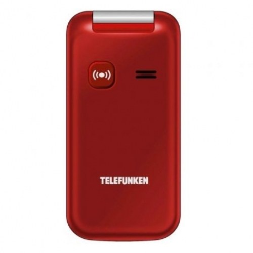 Teléfono Móvil Telefunken TM 210 para Personas Mayores/ Rojo Izy