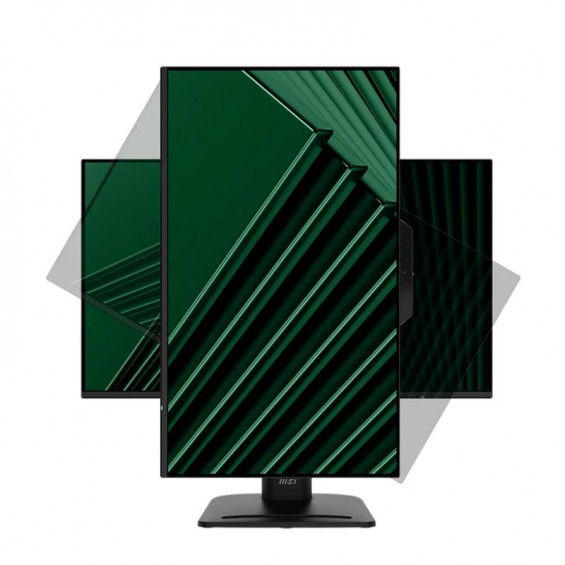 Monitor MSI PRO MP272PMG, 27 pulgadas, Full HD, IPS, 120 Hz, 1 ms MPRT, altura regulable, altavoces, HDMI, DisplayPort, negro - imagen 2