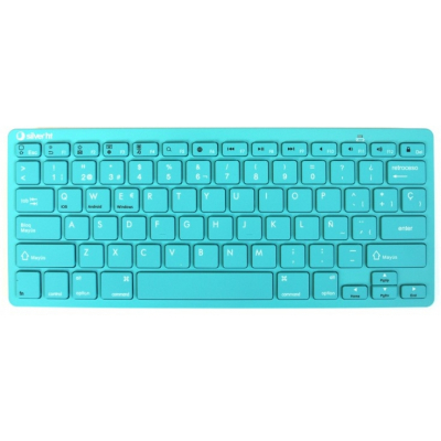 Teclado Wireless Inalámbrico Colors edition Turquesa