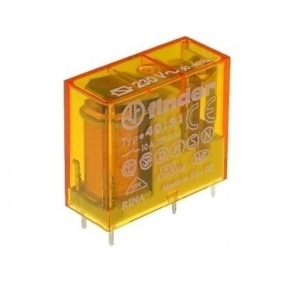 RELE 230VAC 1Cto conmutado 10A/250Vac FINDER