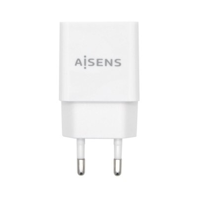 AISENS - CARGADOR USB 10W ALTA EFICIENCIA, 5V/2A, BLANCO