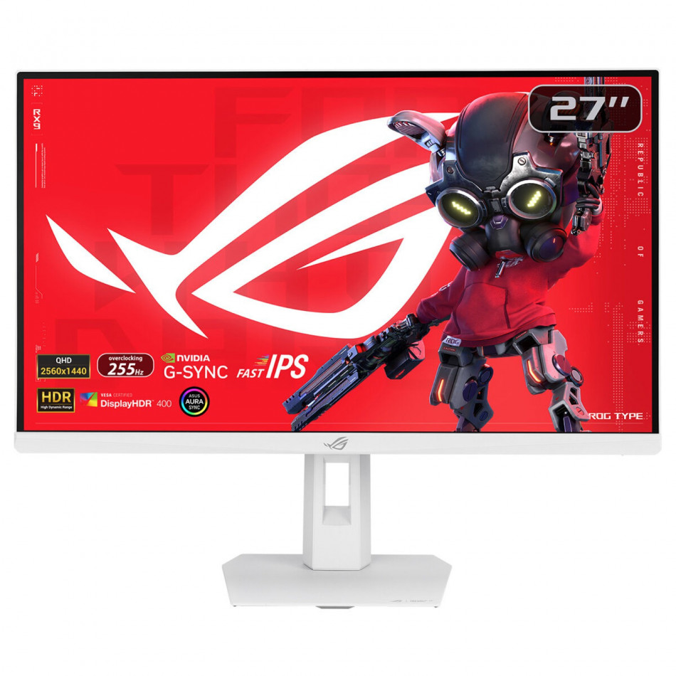 ROG Strix XG27ACMES-W pantalla para PC 68,6 cm (27") 2560 x 1440 Pixeles Wide Quad HD LCD Blanco