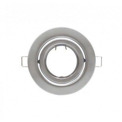 ARO EMPOTRAR ACERO Ø 105MM BASCULANTE CROMO MATE