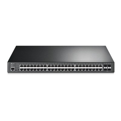 JetStream TL-SG3452P switch Gestionado L2/L3 Gigabit Ethernet (10/100/1000) Energía sobre Ethernet (PoE) 1U Negro