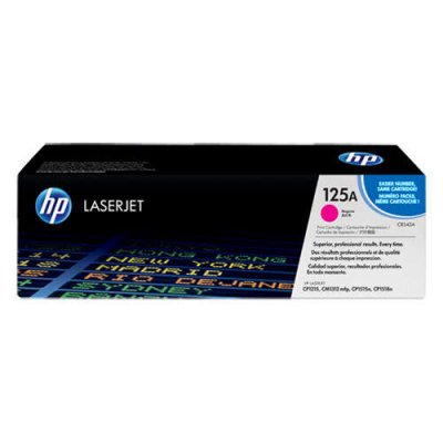 HP 125A original Colour LaserJet Toner cartridge CB543A magenta standard capacity 1.400 pages 1-pack