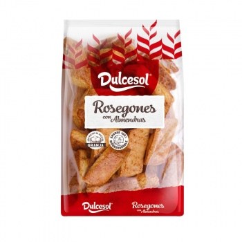 Dulcesol Rosegones con Almendras 90Grs