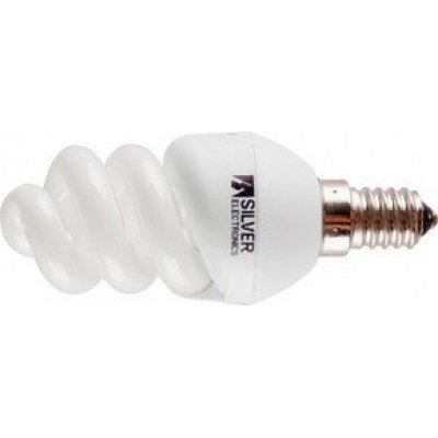 Bombilla Bajo Consumo ESPIRAL 9W E14 Blanco 500Lu