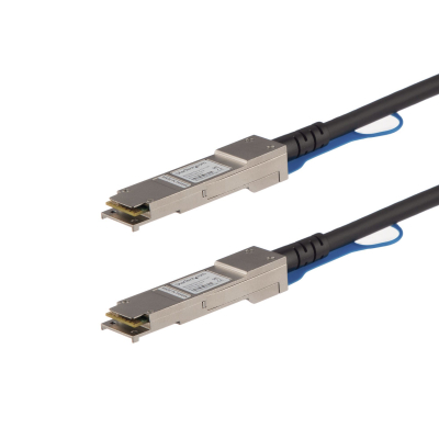 Cable de 3m Twinax Direct Attach QSFP+ a QSFP+ 40G Compatible con Juniper QFX-QSFP-DAC-3M - DAC de Cobre QSFP+ 40 GbE - DAC Módulo Transceptor Pasivo de Bajo Poder 40 Gbps