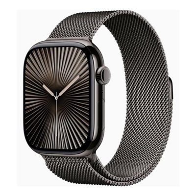 Smartwatch apple watch series 10 gps + cell 46mm state titanium milanese loop s - m