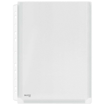 Esselte Fundas Fuelle Estandar A4 PVC Liso Multitaladro-11 - Capacidad 200 Hojas - Transparente (170 Micras)