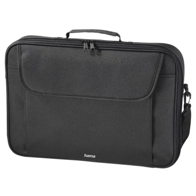 Hama Montego Maletin para Portatiles hasta 15.6 - Poliester - Bandolera Ajustable - Bolsillo Frontal - 43x6x34cm - Color Negro