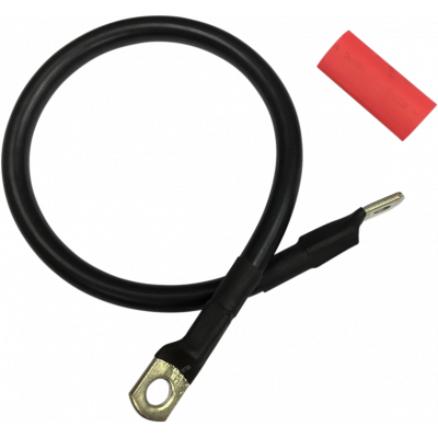 Cable de batería con tubo termorretráctil opcional DRAG SPECIALTIES E25-0091B-16