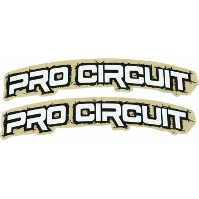 Adhesivos para guardabarros Pro Circuit PRO CIRCUIT DC0010-RETRO