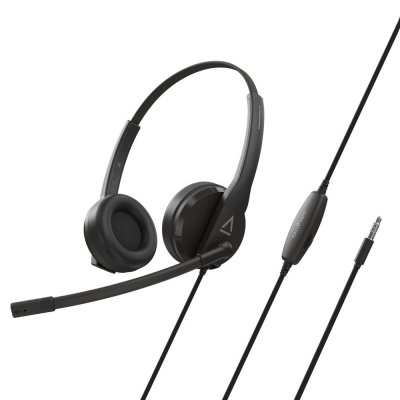 HS-230 Auriculares Alámbrico Diadema Llamadas/Música USB tipo A Negro