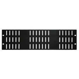 Panel frontal 3 U con ranuras de ventilación para rack 19'' Fonestar FRP-12VEN