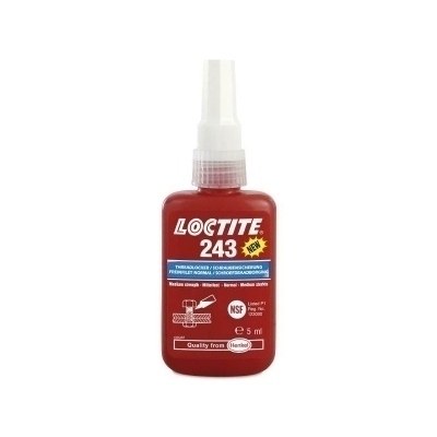 Fijador de roscas de media resistencia LOCTITE 243 botella 5ML 1370535