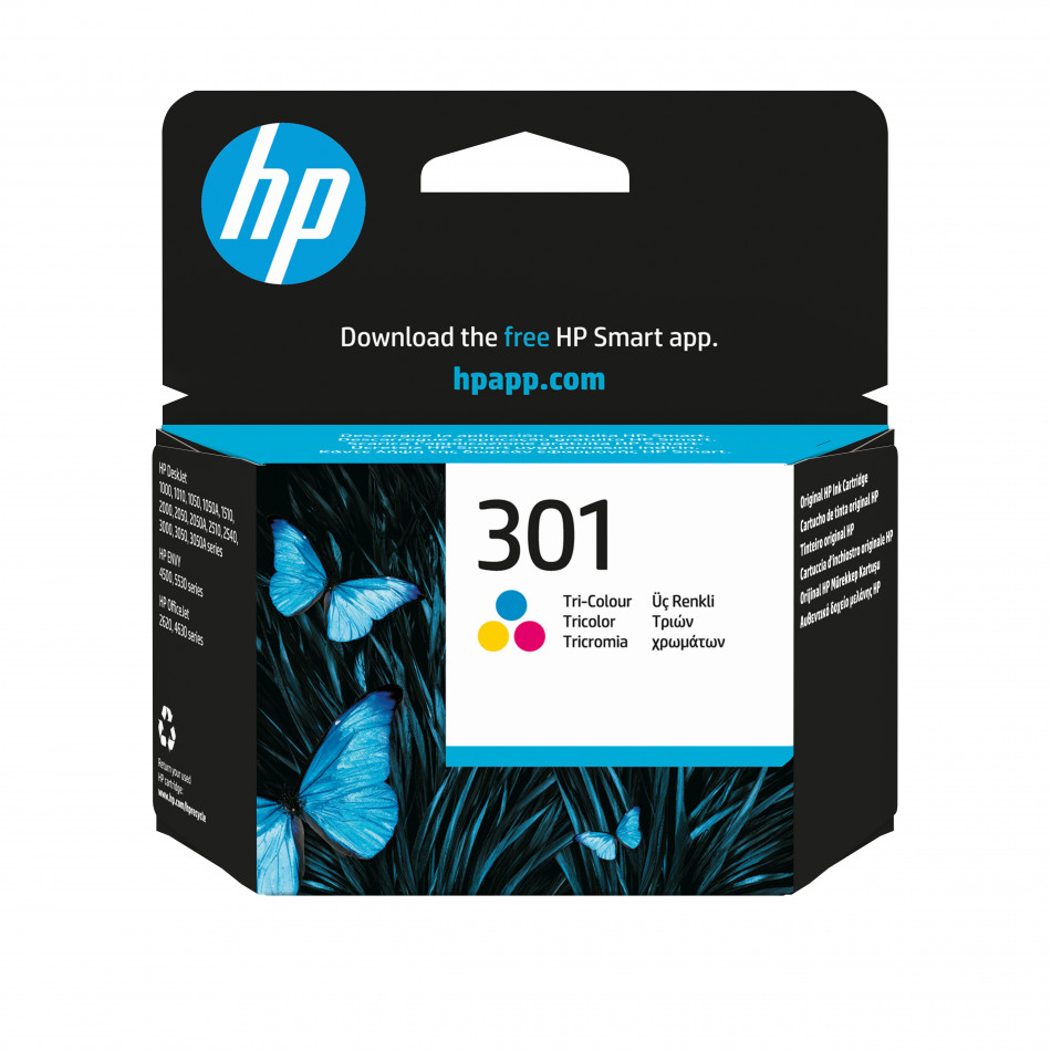 HP CARTUCHO Nº 301 TRICOLOR