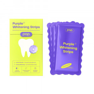 POP. PURPLE+ tiras blanqueadoras violetas 7 u