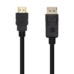 Aisens - Cable Conversor Displayport A Hdmi, Dp/M-Hdmi/M, Negro, 5.0M