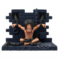 Figura banpresto one piece world collectable figure log stories portgas d.ace impeldown 8cm