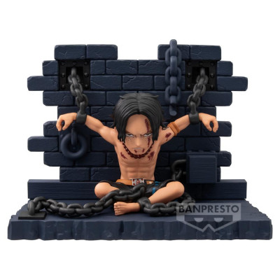 Figura banpresto one piece world collectable figure log stories portgas d.ace impeldown 8cm