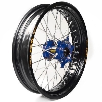 Rueda completa Haan Wheels aro negro 16,5-3,50 buje azul 1 25055/3/5 1 25055/3/5