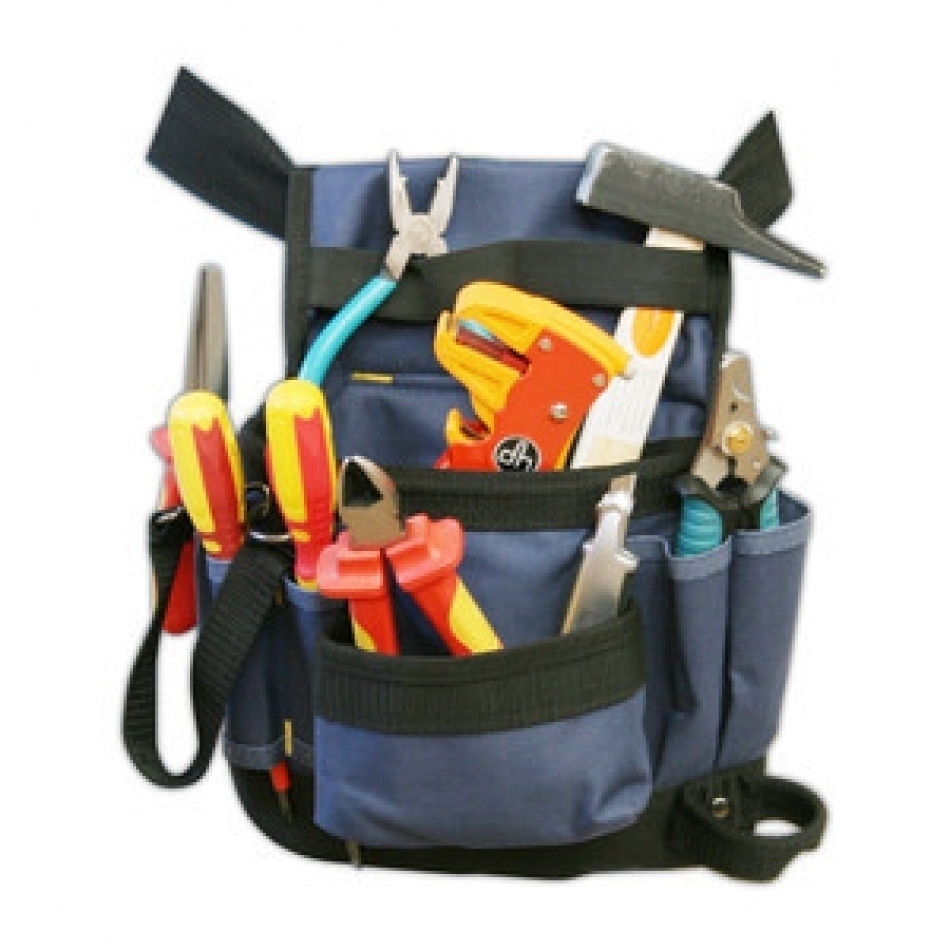 Bolsa Porta herramientas 270x 290mm color Azul-Marino