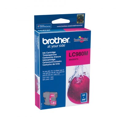 Cartucho de Tinta Original Brother LC-980M/ Magenta