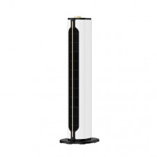 Termoventilador Vertical Ceramico Ptc 1500w Canada Blanco/negro 2portencias 3funciones Termost.seg.antivuelco 61,5x18x18cm