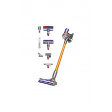 Dyson V8 Absolute Aspiradora escoba 2 en 1 Batería Secar Sin bolsa Plata, Amarillo