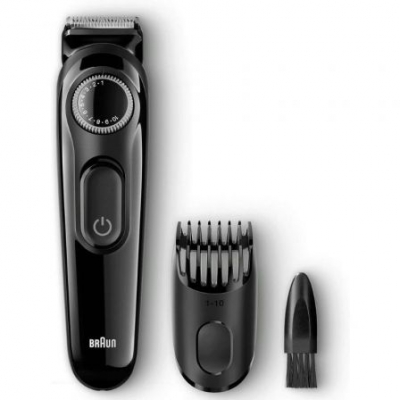 Cortabarbas Braun BeardTrimmer BT3022 con Batería/ 3 Accesorios