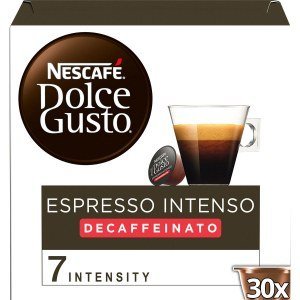 Estuche de cápsulas de café Dolce Gusto 12523858 ESPRESSO INTENSO DESCAFEINADO, 30 cápsulas