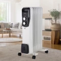 Radiador de aceite Ufesa Antares 1500, 1.500 W, 7 elementos, termostato regulable, blanco - imagen 2