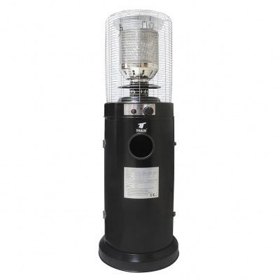 Estufa de exterior thulos th - ext12 negra