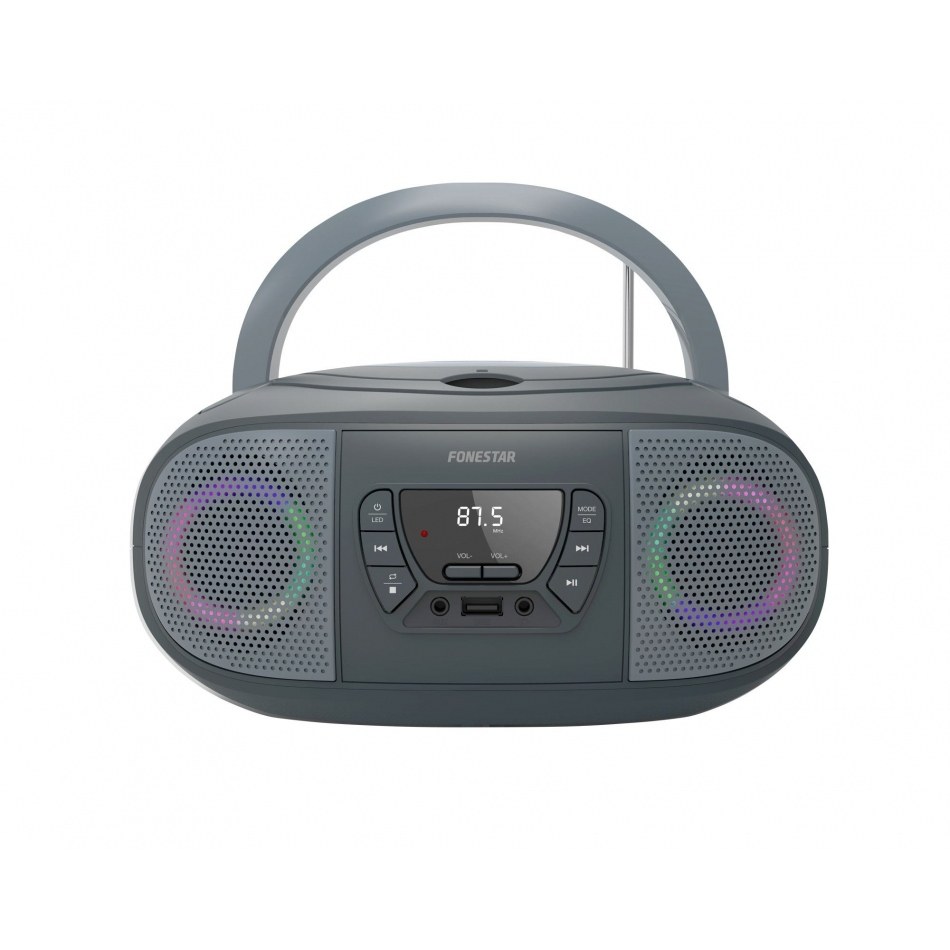 Radio CD USB GRIS FONESTAR BOOM-GO-G