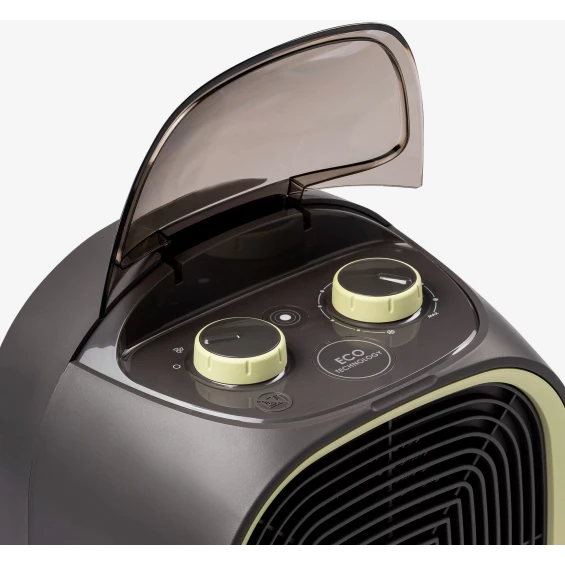 Termoventilador Imetec Silent Power Eco 4030, 2.100 W, gris y verde guacamole - imagen 2