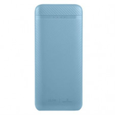 Power Bank PERFECT CHOICE Carga Rápida 22.5W con Cable Tipo C Bolt Azul
