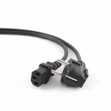 Gembird PC-186-VDE-3M power cord with VDE approval 3 meter Negro