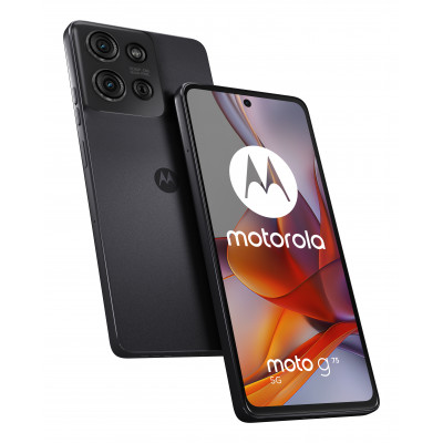 Motorola moto G75 5G 17,2 cm (6.78) Ranura híbrida Dual SIM Android 14 USB Tipo C 8 GB 256 GB 5000 mAh Gris