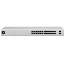 Ubiquiti Networks uniFi USW-24 Switch gestionado L2 gigabit ethernet 10/100/1000 24puertos plata