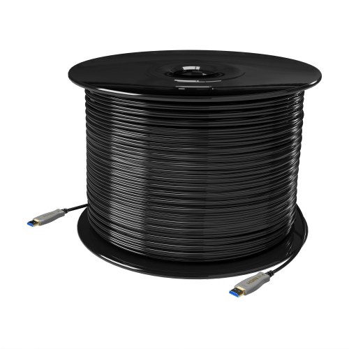 Aisens - Cable Hdmi V2.0 Aoc Premium Alta Velocidad / Hec 4K@60Hz 4:4:4 18Gbps, A/M-A/M, Negro, 150M