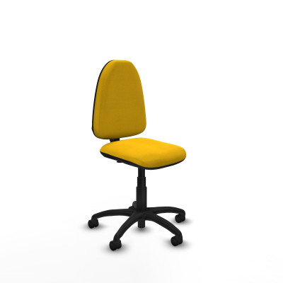 Aýna CP bali amarillo sin brazos base poliamida ruedas nailon 50mm