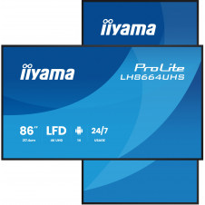iiyama LH8664UHS-B3AG pantalla de señalización Pantalla plana para señalización digital 2,17 m (85.6