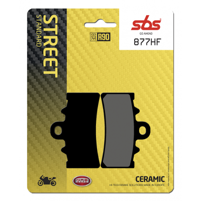 HF Street Ceramic Organic Brake Pads SBS 877HF