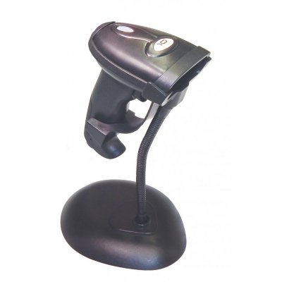 Scanner 10POS Lector de códigos de barras portátil 1D Laser Negro