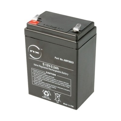Bateria Plomo 12Vdc 2,2Amp AGM 70x47x99mm