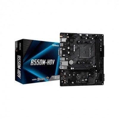PB ASROCK AM4 B550M-HDV M-ATX/2XDDR4/4XSATA6/1XUSB 3.2/2XUS