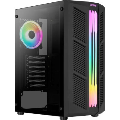 Caja Atx Aerocool Prime v2 RGB Cristal Templado - Caja/Torre